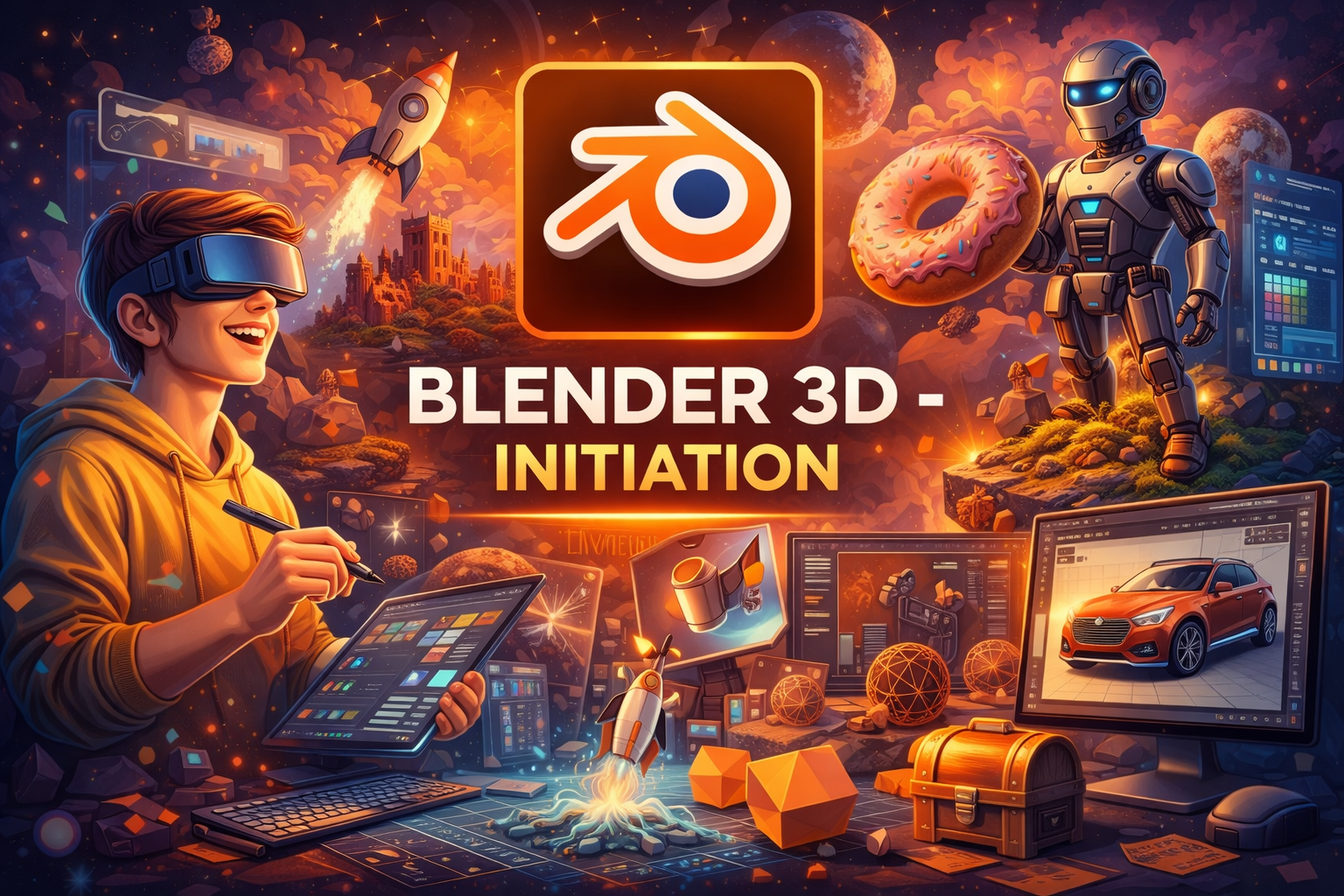 Blender 3D - Initiation