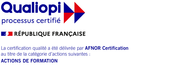 Logo Qualiopi – Certification qualité des organismes de formation